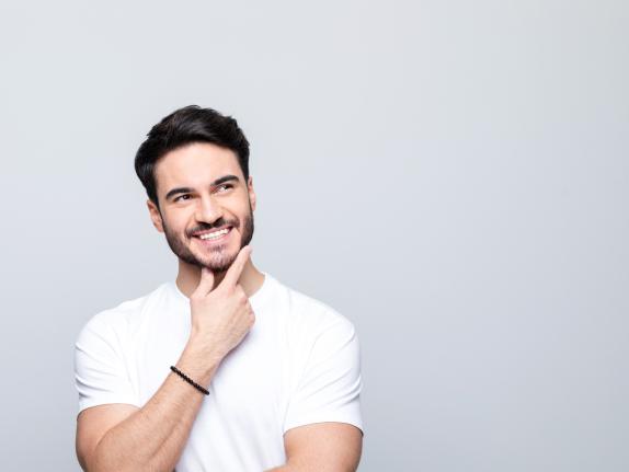 Portrait junger Mann