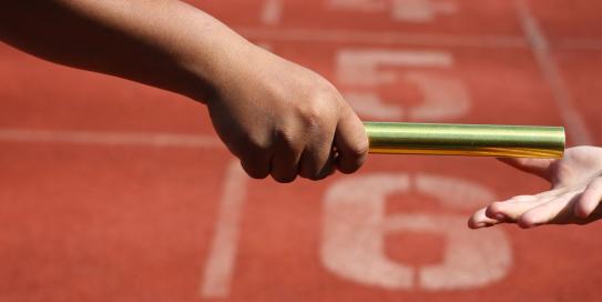 Übergabe Staffelstab